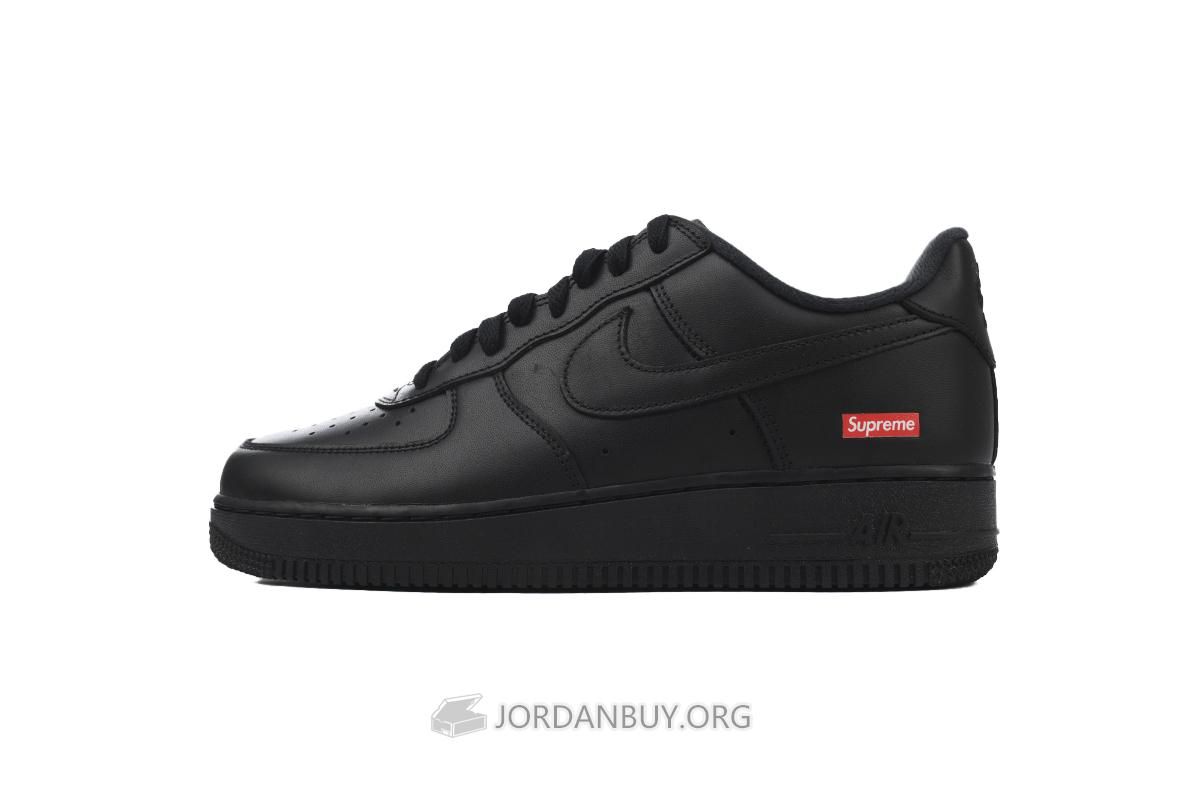 Supreme x Nike Air Force 1 Low "Box Logo - Black" CU9225-001