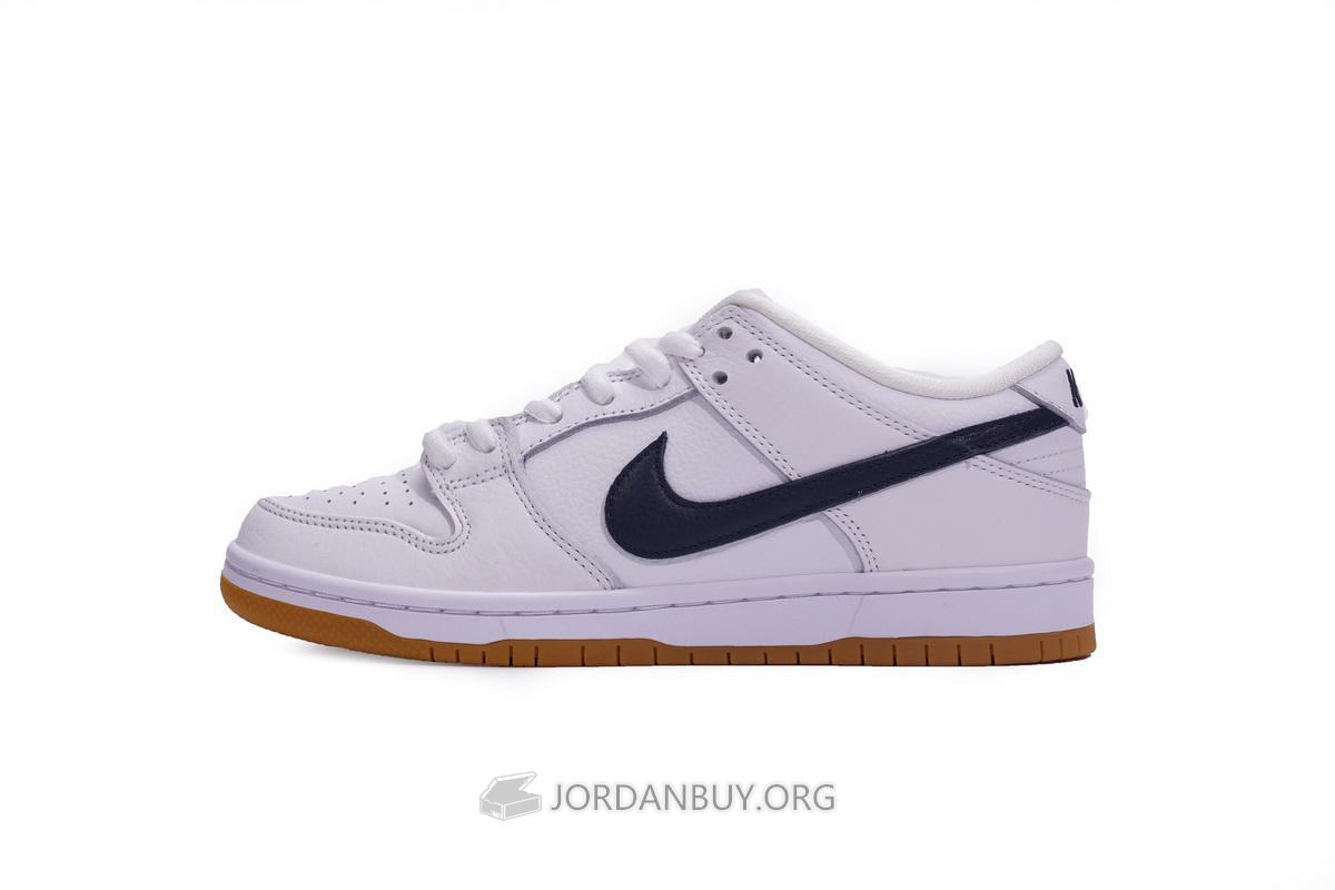 Nike Dunk Low Pro ISO SB "Orange Label - White Navy" CZ2249-100