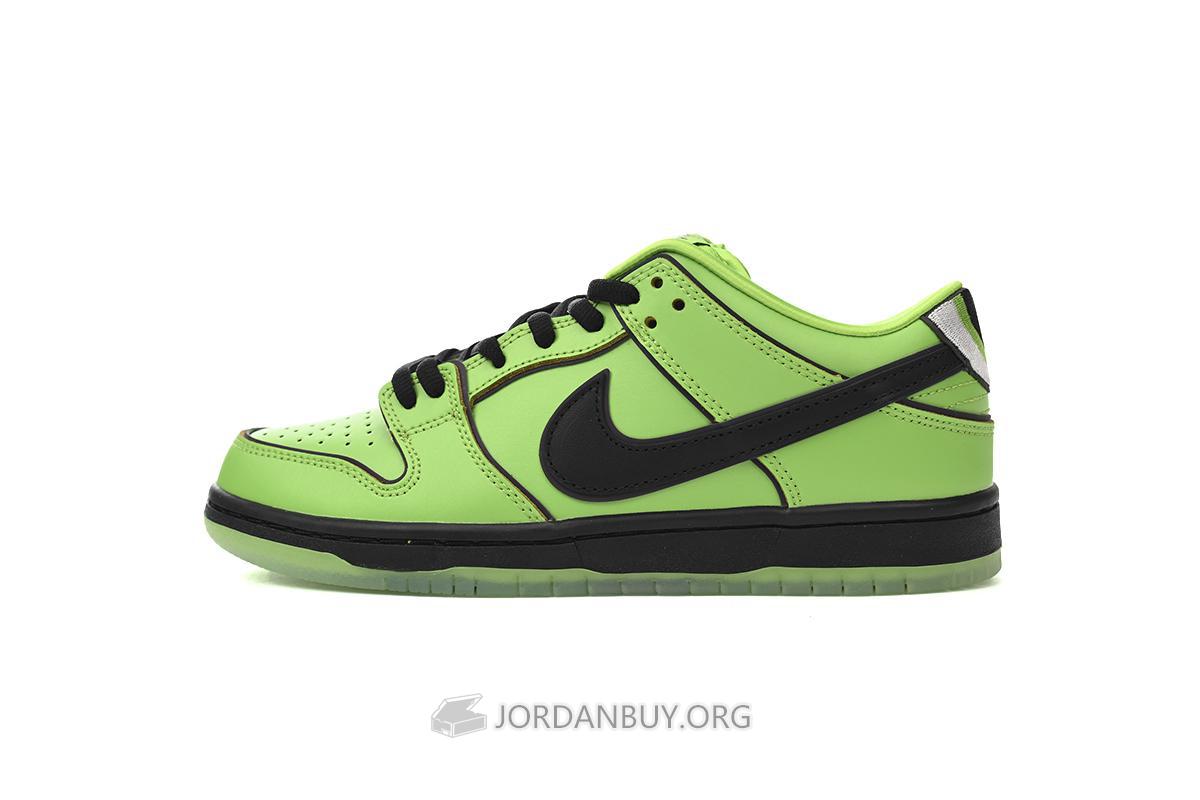 The Powerpuff Girls x Nike Dunk Low Pro SB QS "Buttercup" FZ8319-300