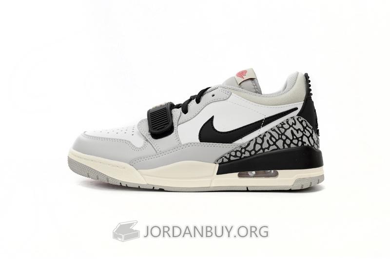 Jordan Legacy 312 Low "Tech Grey Fire Red Black" CD7069-101