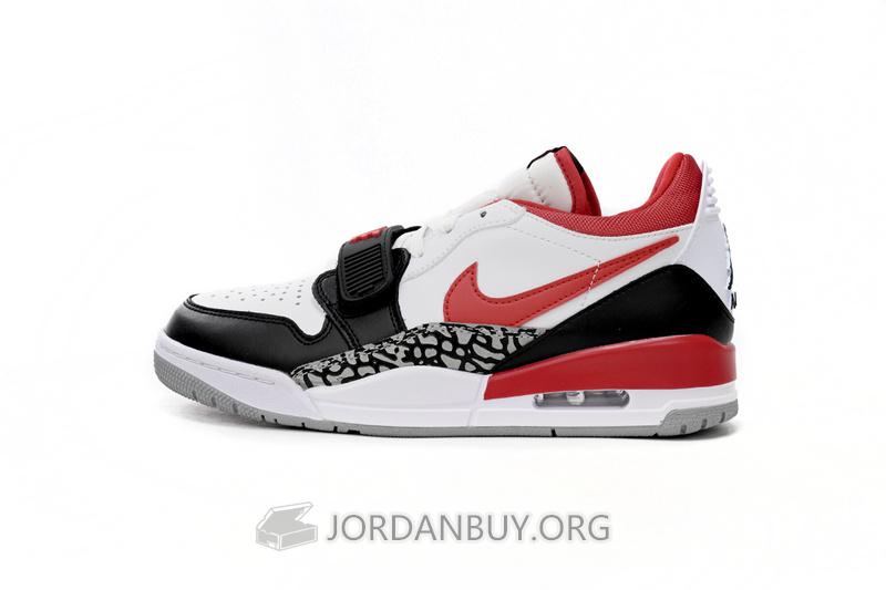 Jordan Legacy 312 Low "Fire Red" CD7069-160