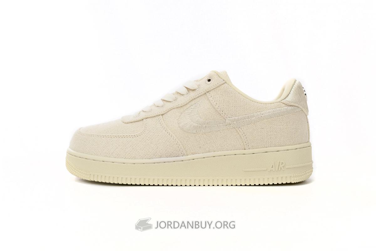 Stussy x Nike Air Force 1 Low "Fossil" CZ9084-200