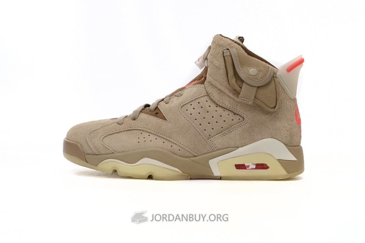 Travis Scott x Air Jordan 6 Retro "British Khaki" DH0690-200