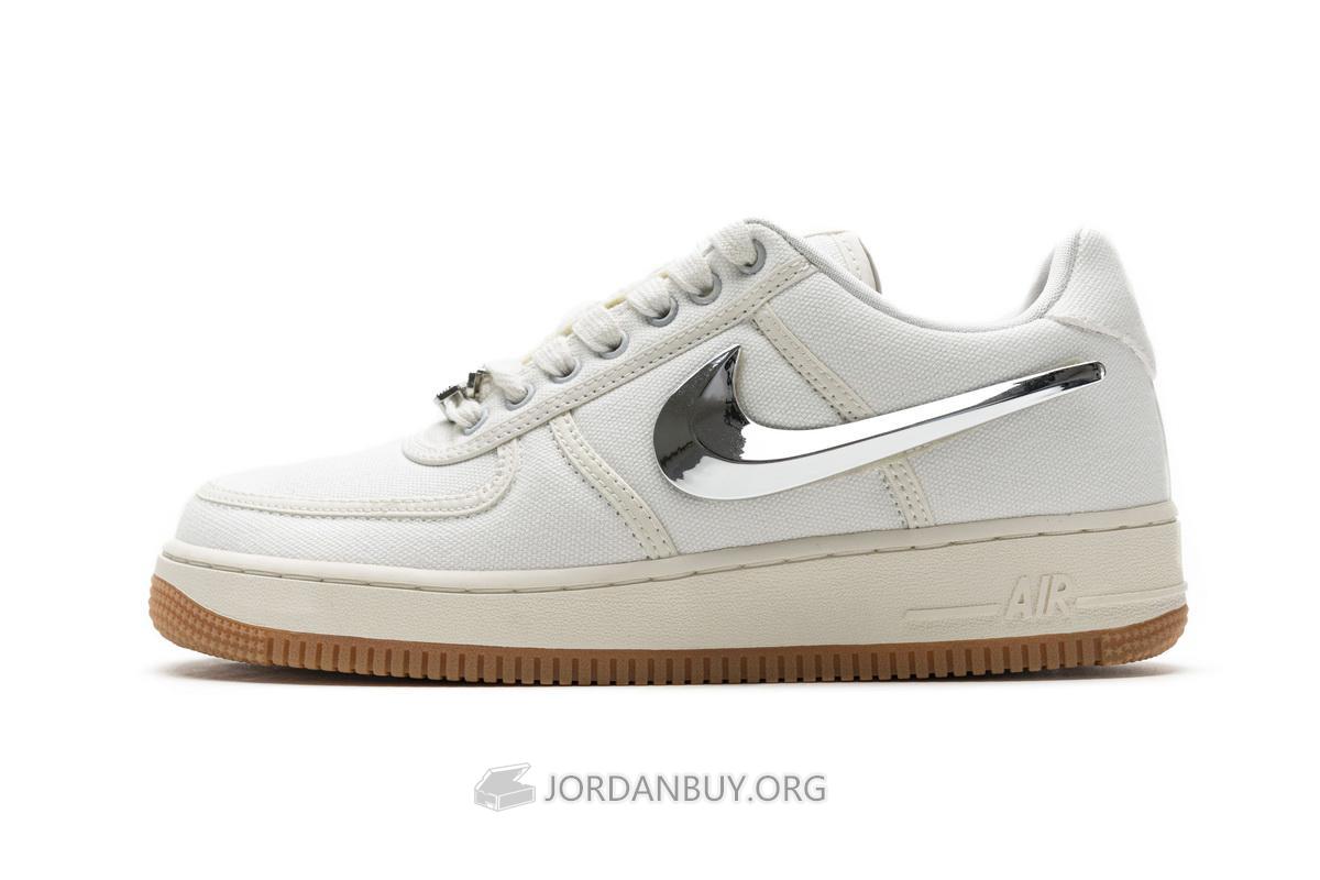 Travis Scott x Nike Air Force 1 Low "Sail" AQ4211-101