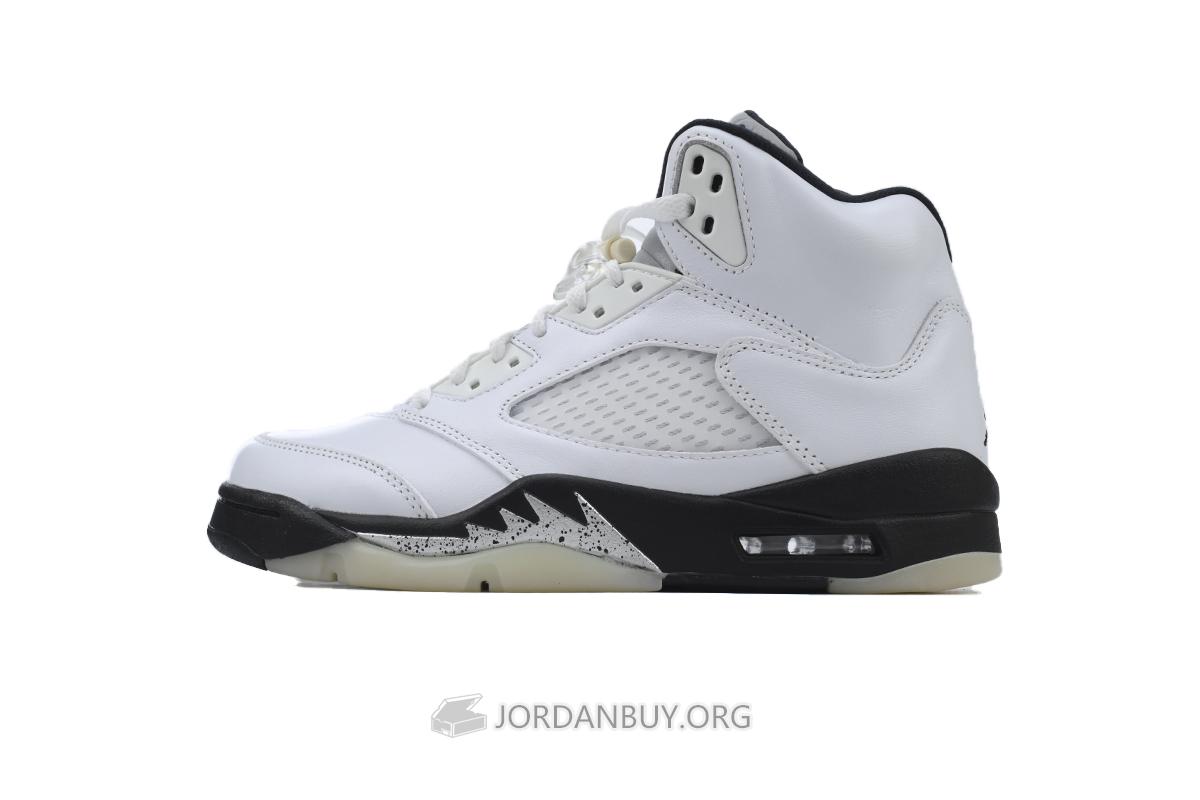 Air Jordan 5 Retro "White Black" DD0587-110