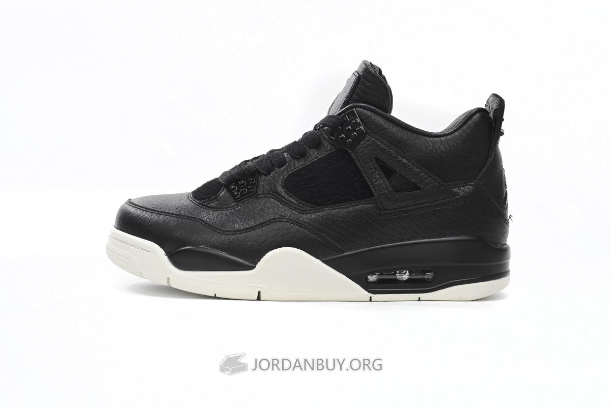 Air Jordan 4 Retro "Pony Hair Black" 819139-010