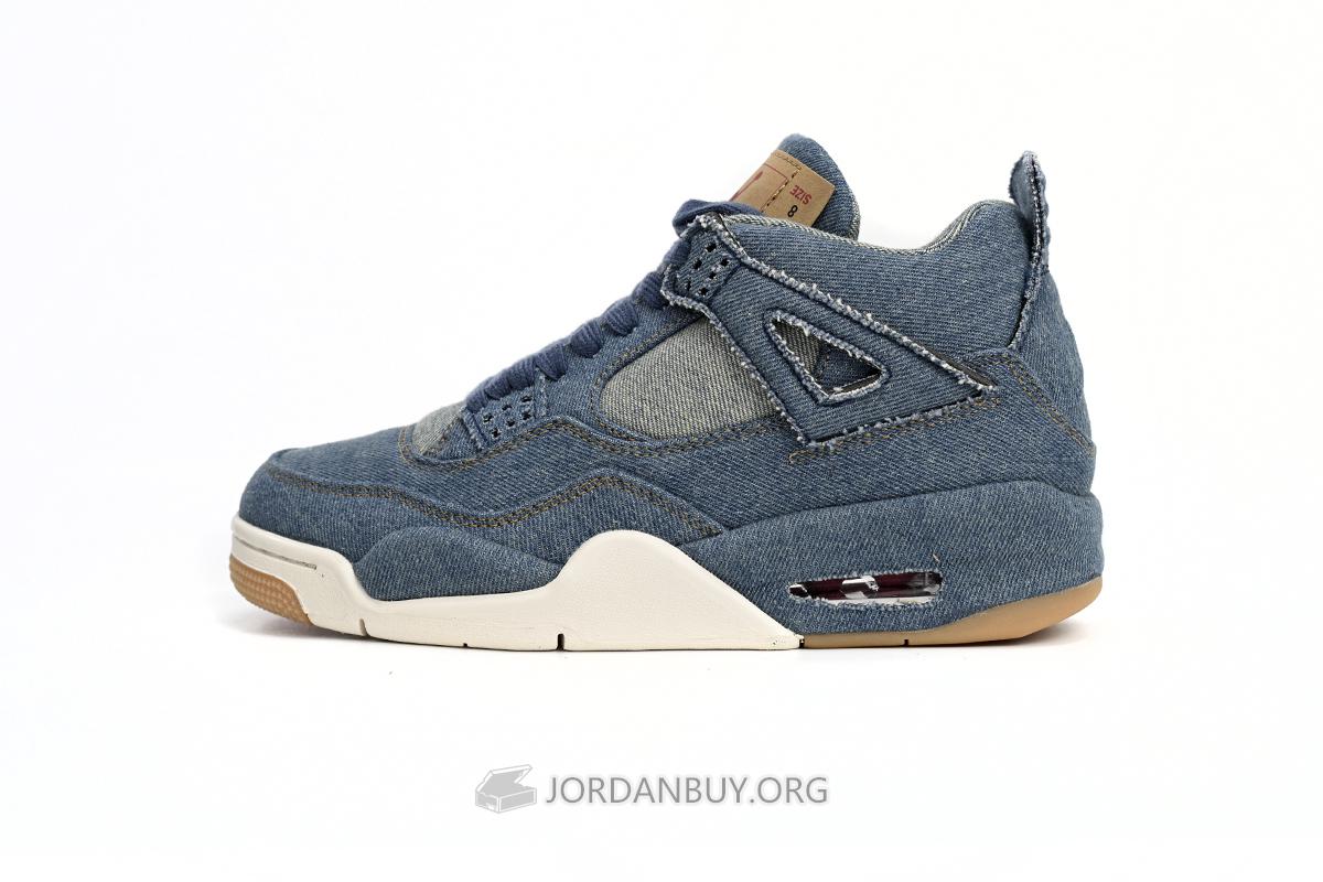 Levis x Air Jordan 4 Retro "Denim" AO2571-401