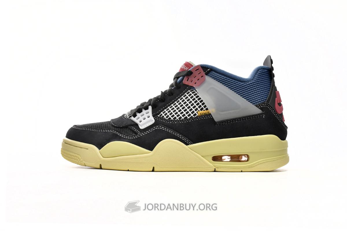 Union LA x Air Jordan 4 Retro "Off Noir" DC9533-001