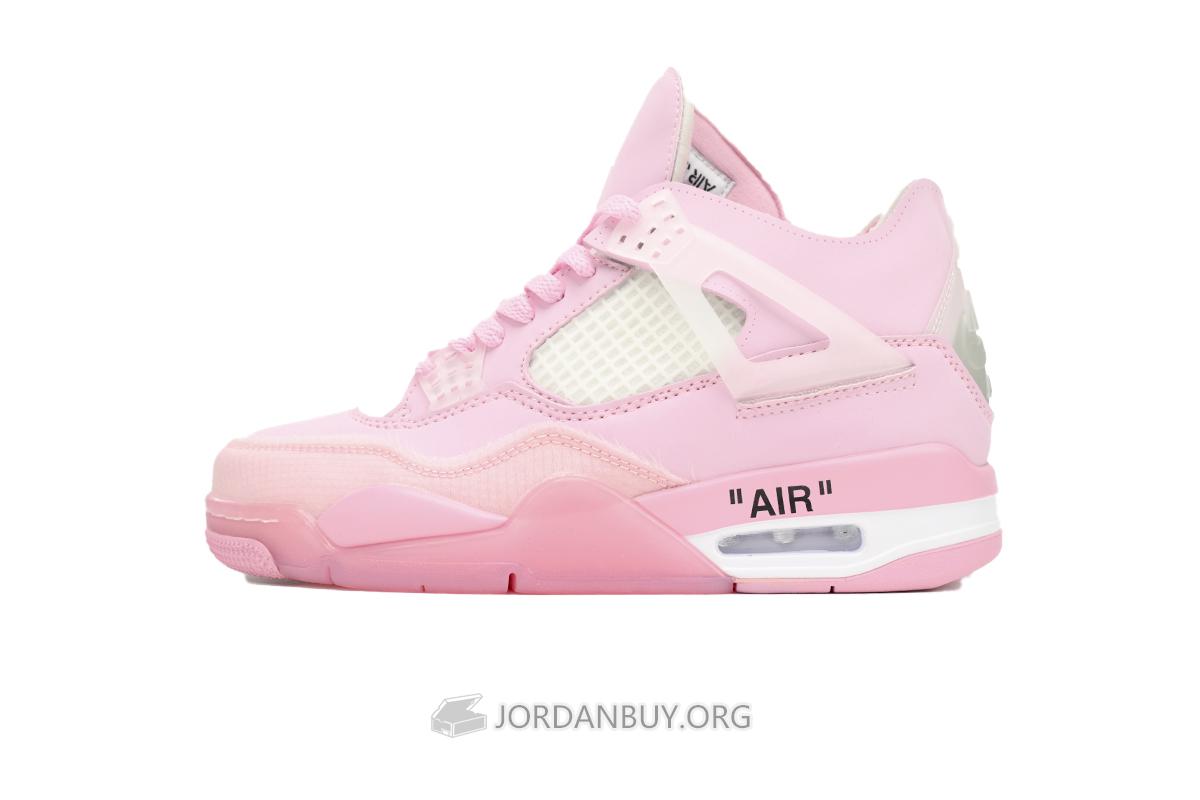 Off-White x Air Jordan 4 Retro "Pink" CV9388-105