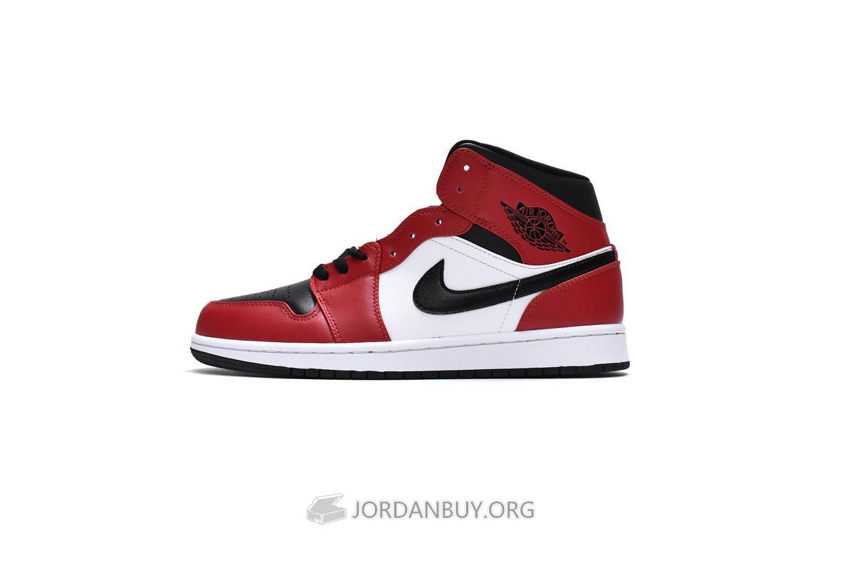 Air Jordan 1 Mid "Chicago Toe" 554724-06
