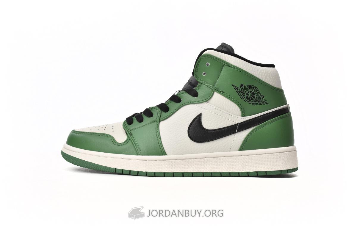 Air Jordan 1 Mid "Pine Green" 852542-301