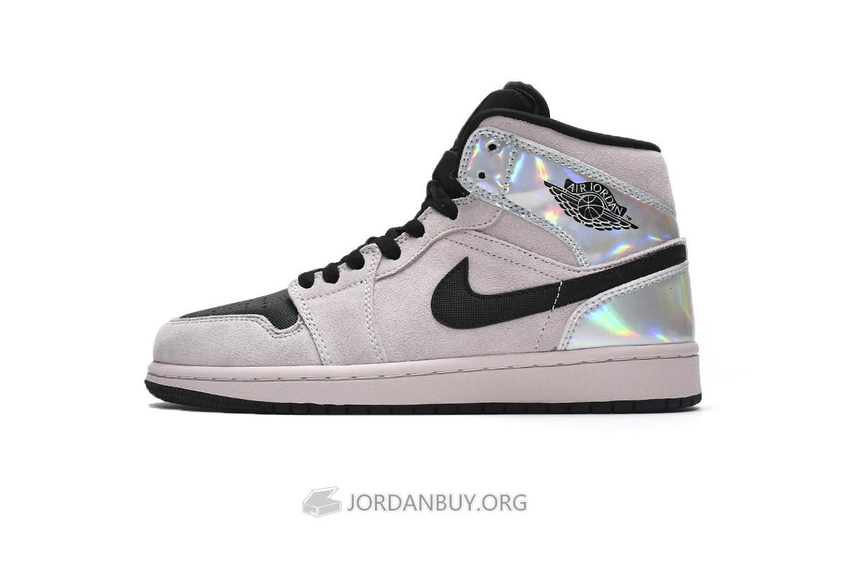 Air Jordan 1 Mid "Dirty Powder Iridescent" BQ6472-602