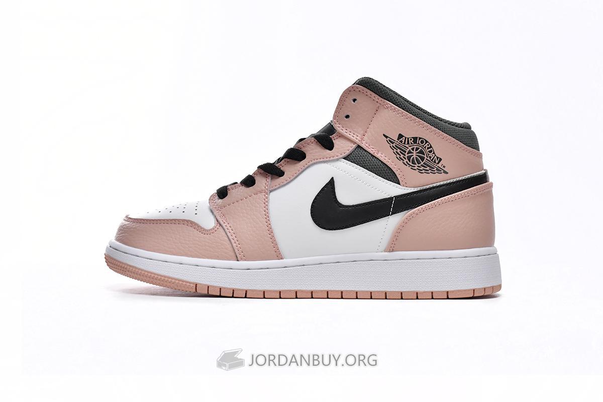 Air Jordan 1 Mid "Pink Quartz" 555112-603