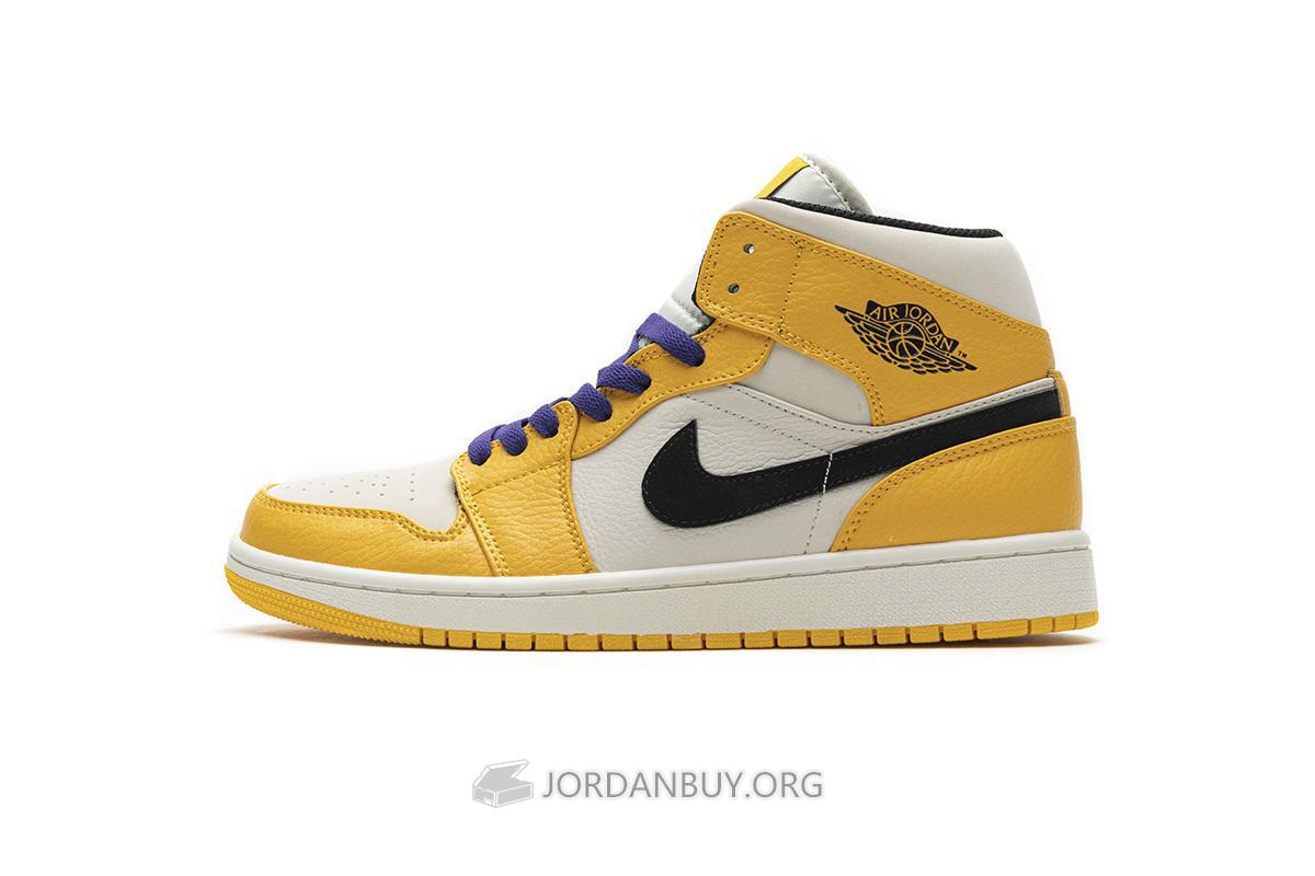 Air Jordan 1 Mid SE "Lakers" 852542-700
