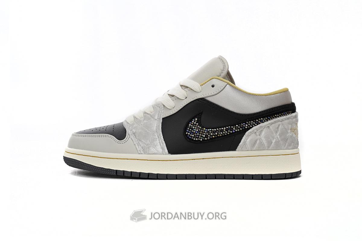Air Jordan 1 Low "Beaded Swoosh" DV1762-001