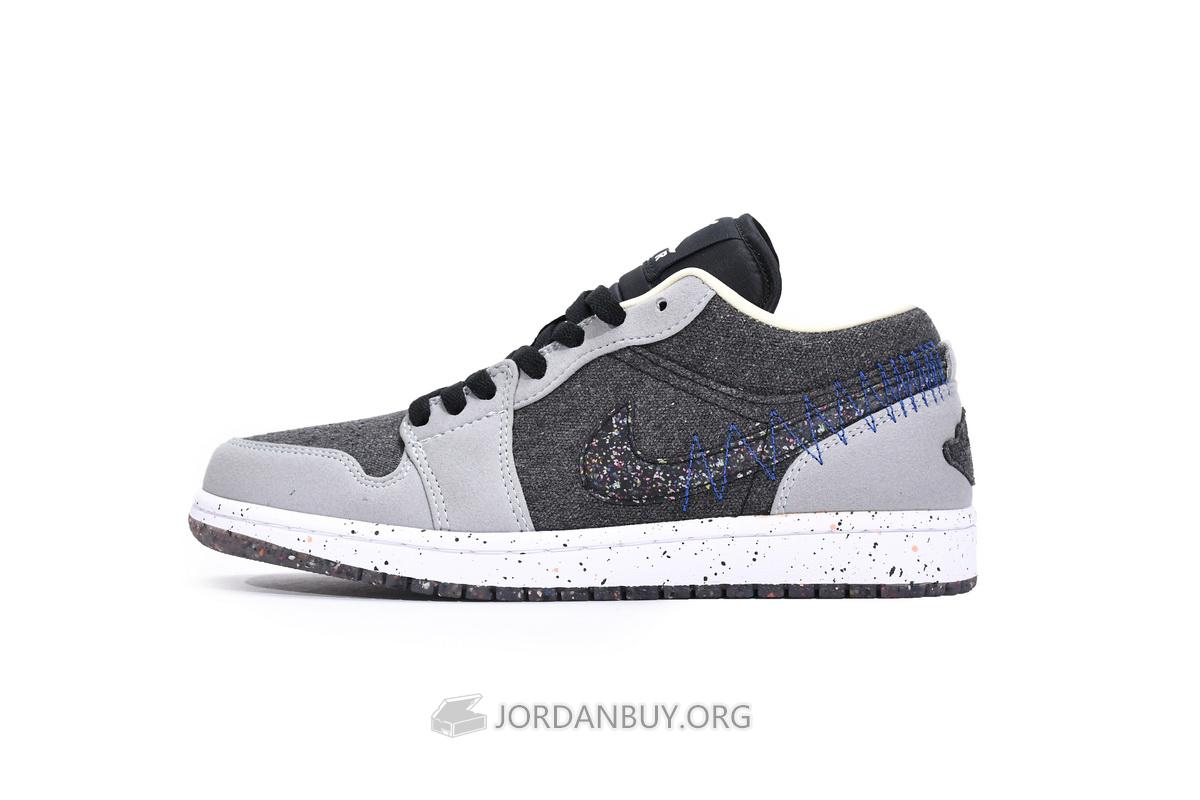 Air Jordan 1 Low SE "Crater Black Grey" DM4657-001