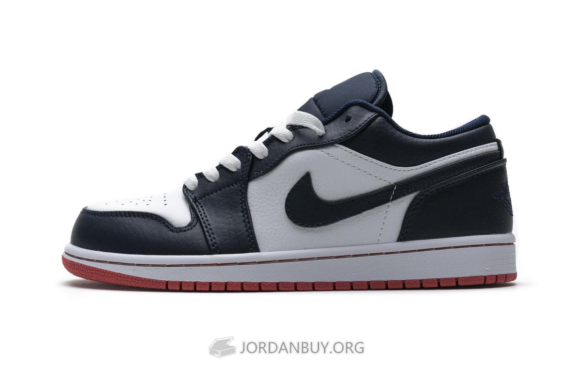 Air Jordan 1 Low "Obsidian Ember Glow" 553558-481