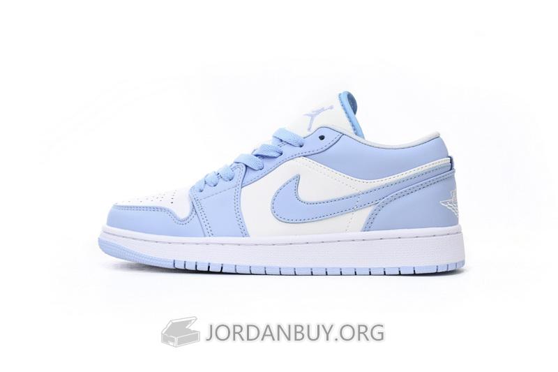 Air Jordan 1 Low "White Ice Blue" DC0774-141