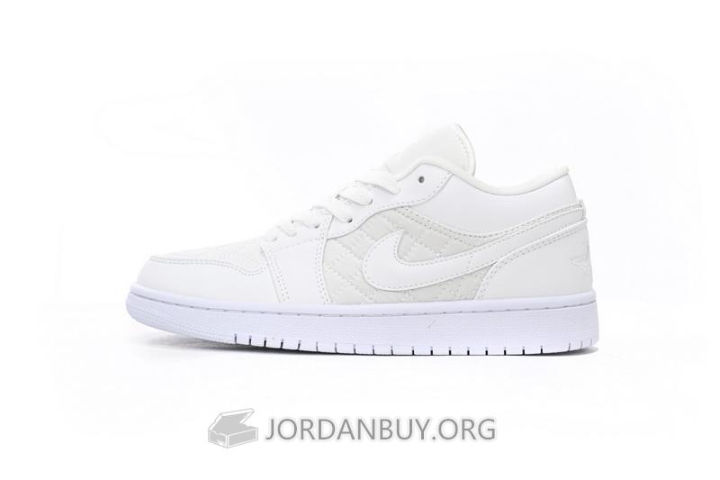 Air Jordan 1 Low "Quilted White" DB6480-100