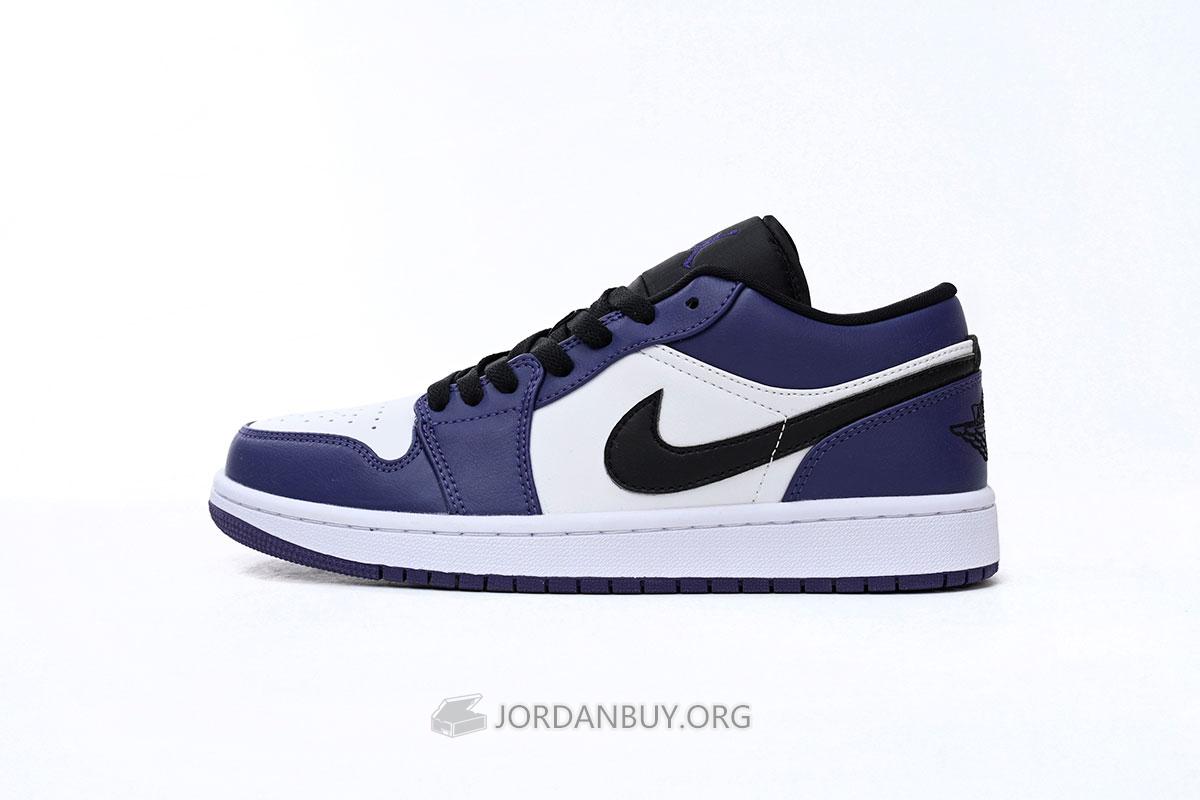 Air Jordan 1 Low "Court Purple White" 553558-500
