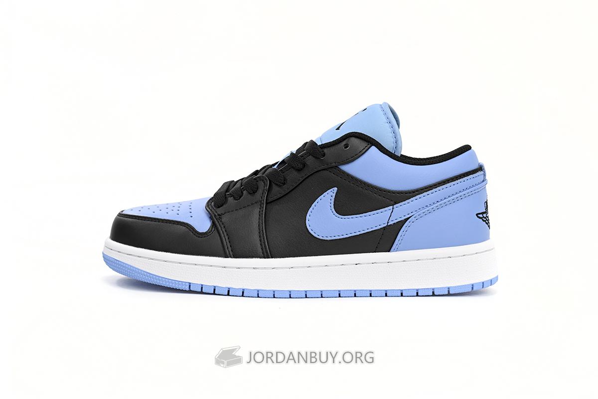 Air Jordan 1 Low "Black University Blue" 553558-041