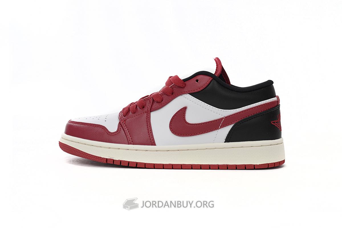 Air Jordan 1 Low "Reverse Black Toe" DC0774-160