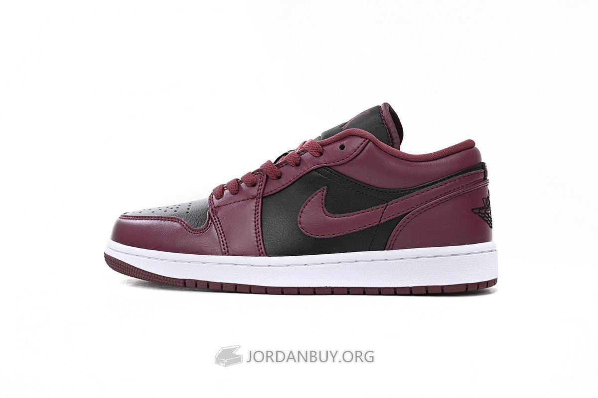 Air Jordan 1 Low "Black Dark Beetroot" DC0774-006
