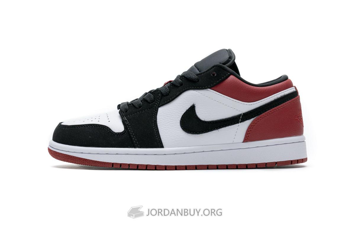 Air Jordan 1 Low "Black Toe 2019" 553560-116
