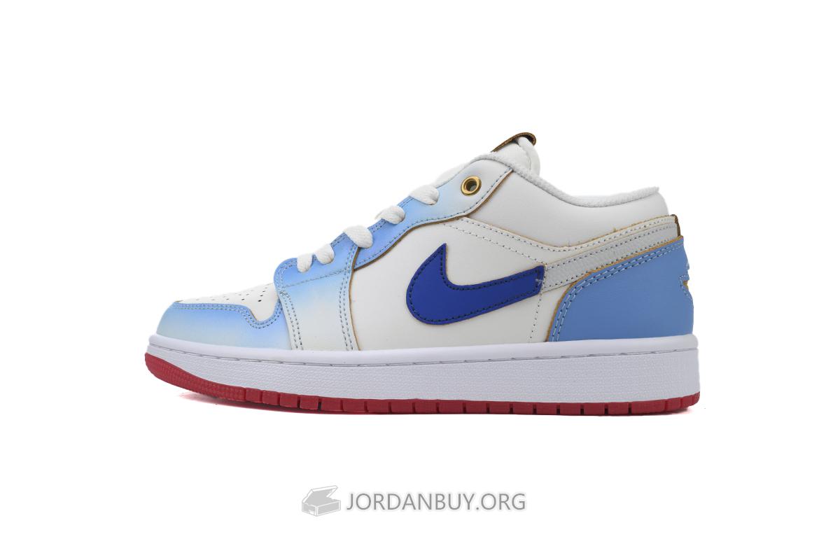 Air Jordan 1 Low SE GS "University Blue Gradient" FN8895-141