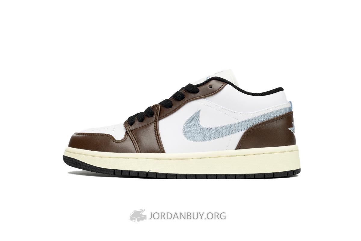 Air Jordan 1 Low "Mocha Blue Grey" FQ8156-142