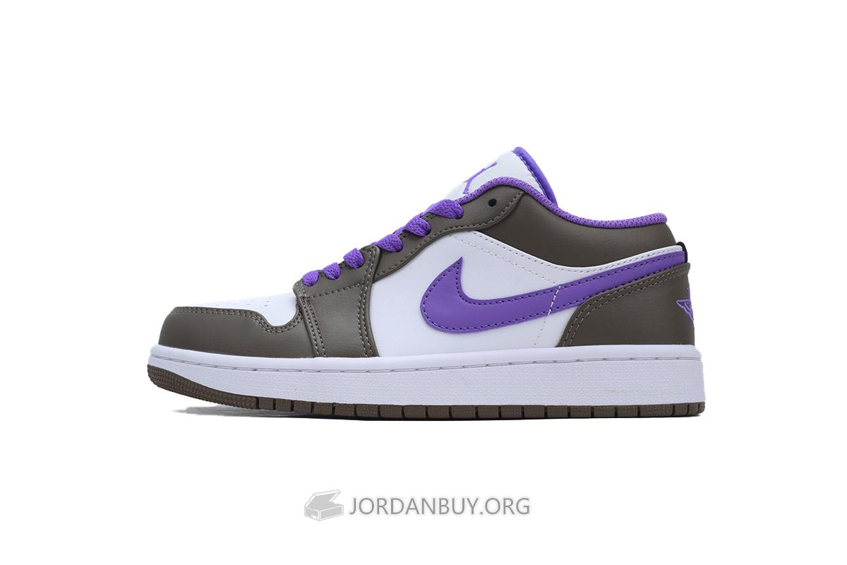Air Jordan 1 Low "Purple Mocha" 553558-215