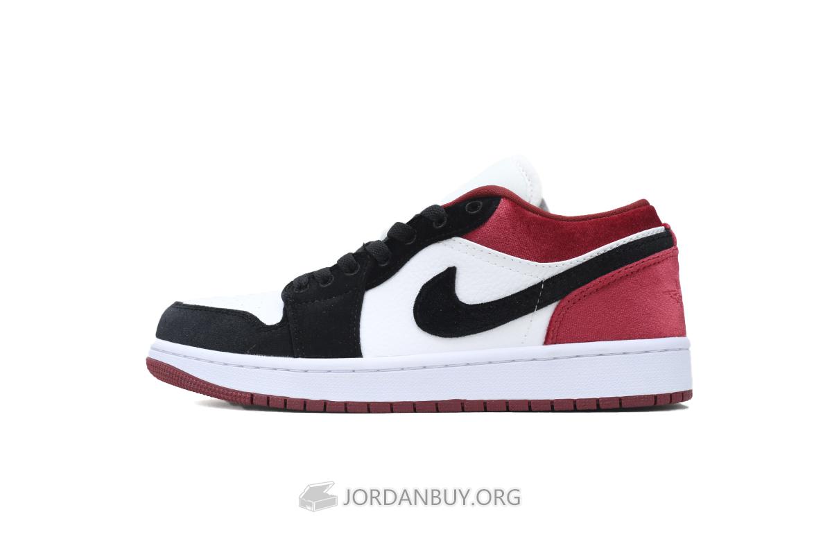 Air Jordan 1 Low SE "Velvet Black Toe" FZ3242-001