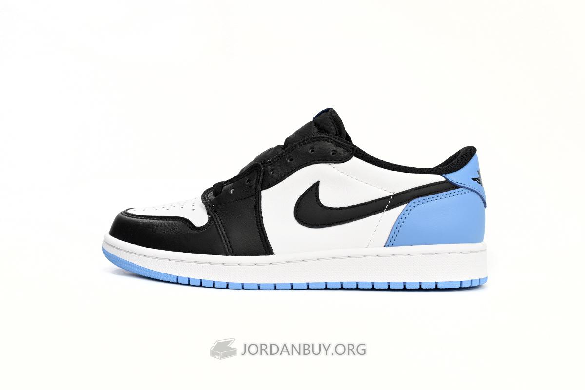 Air Jordan 1 Retro Low OG "Black Dark Powder Blue" CZ0790-104