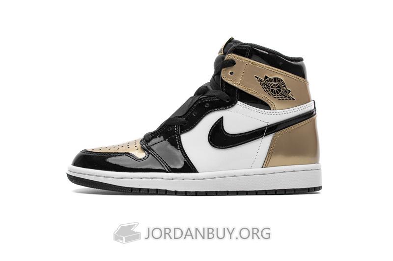 Air Jordan 1 Retro High NRG "Patent Gold Toe" 861428-007