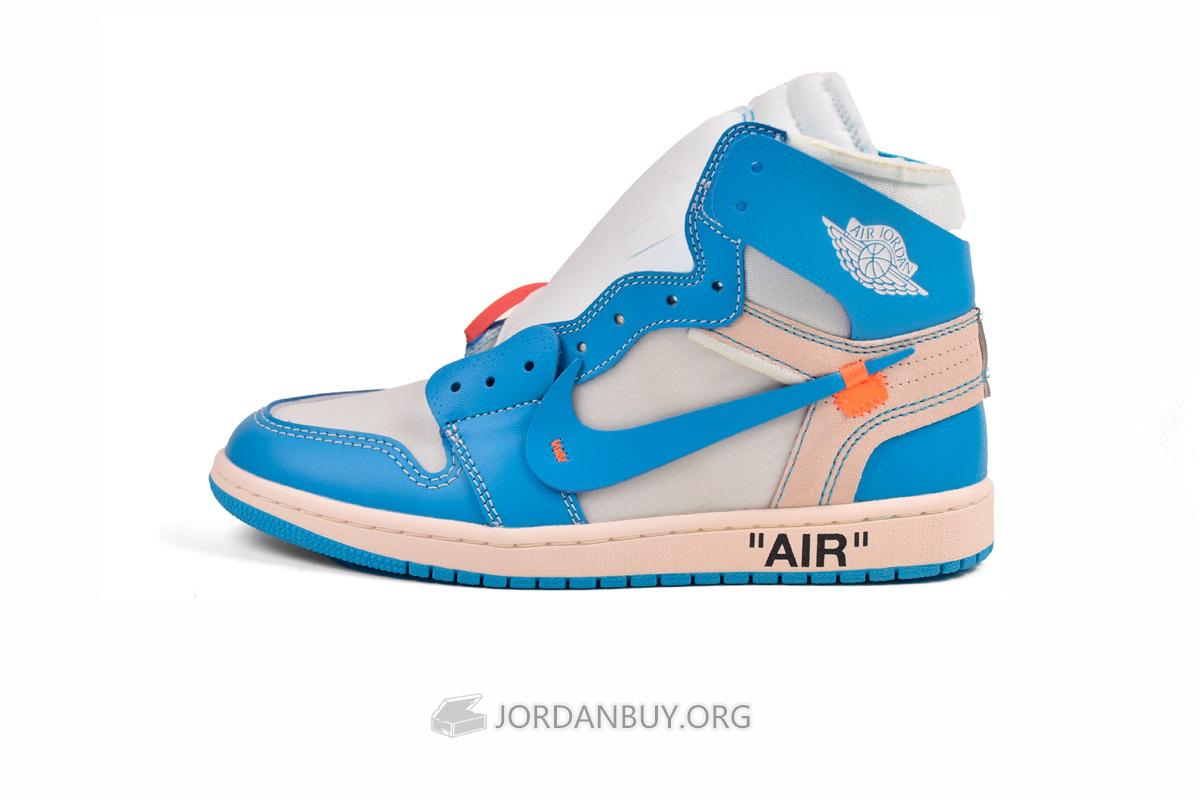 Air Jordan 1 Retro High "Off-White University Blue" AQ0818-148
