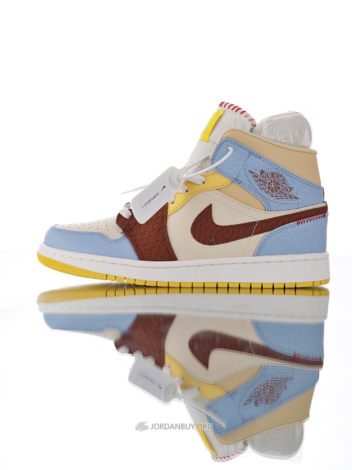 Air Jordan 1 Mid SE "Fearless Maison Chateau Rouge" CU2803-200