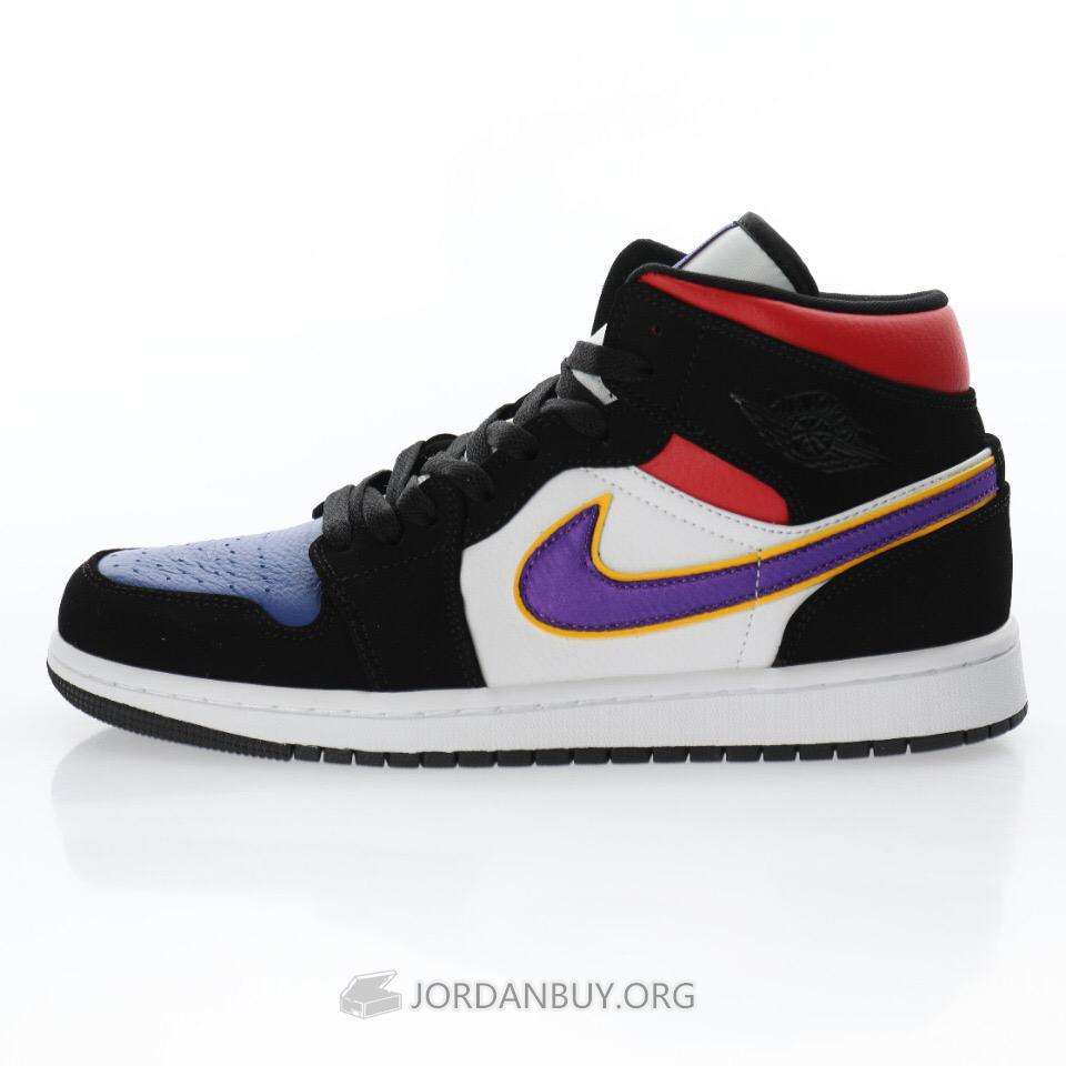 Air Jordan 1 Mid "Lakers Top 3" 854542-005