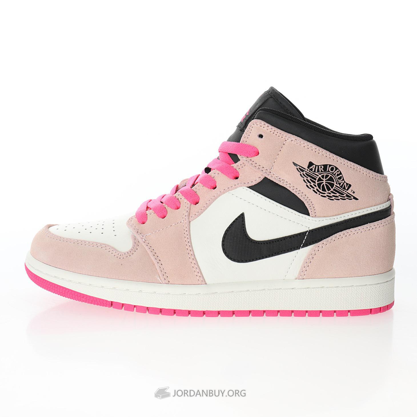 Air Jordan 1 Mid "Crimson Tint" 852542-801