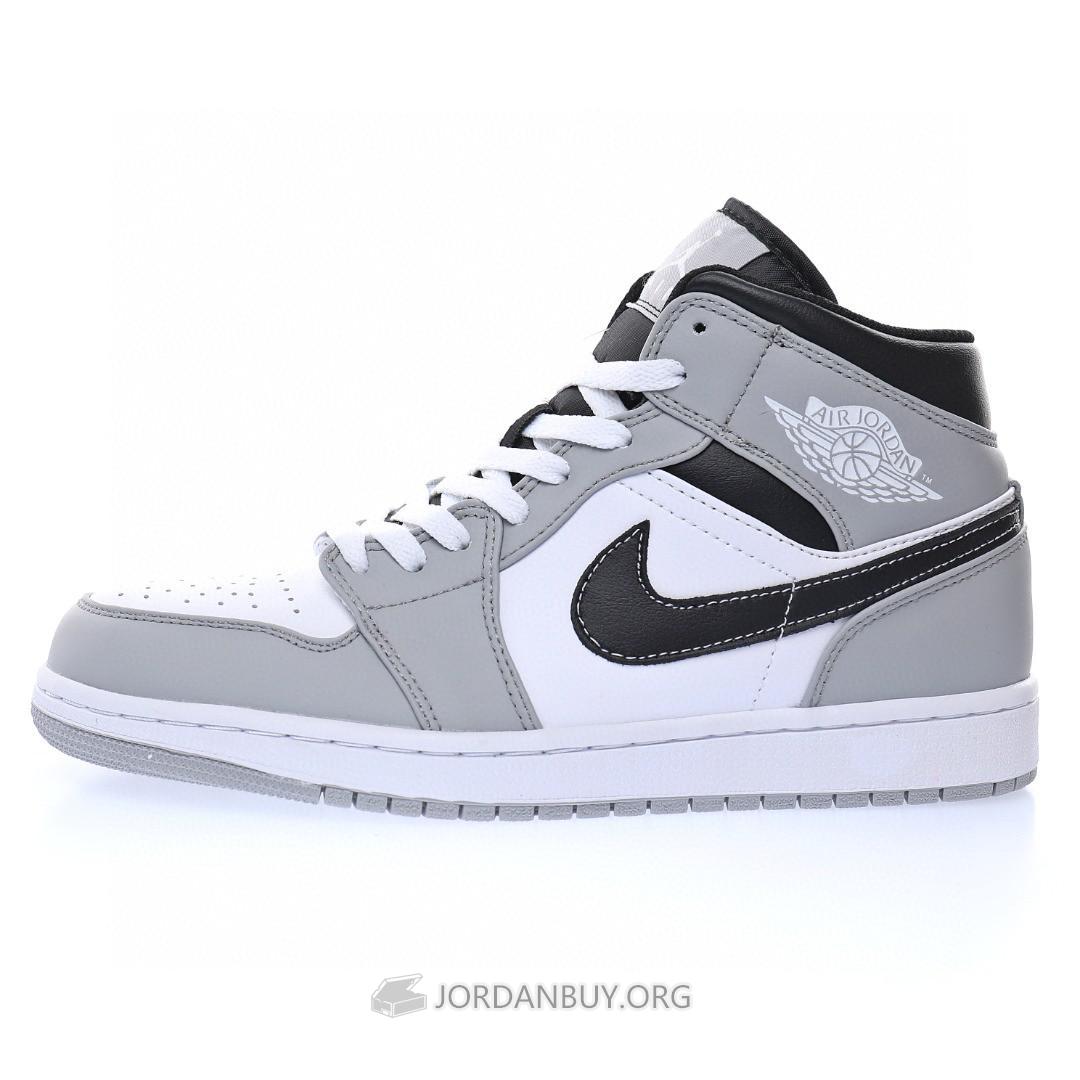 Air Jordan 1 Mid "Light Smoke Grey Anthracite" 554724-078