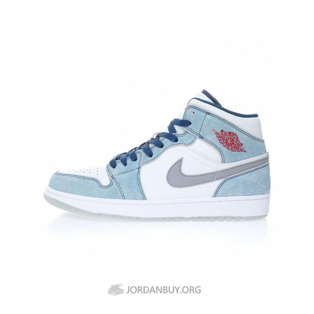 Air Jordan 1 Mid "French Blue Fire Red" DN3706-401