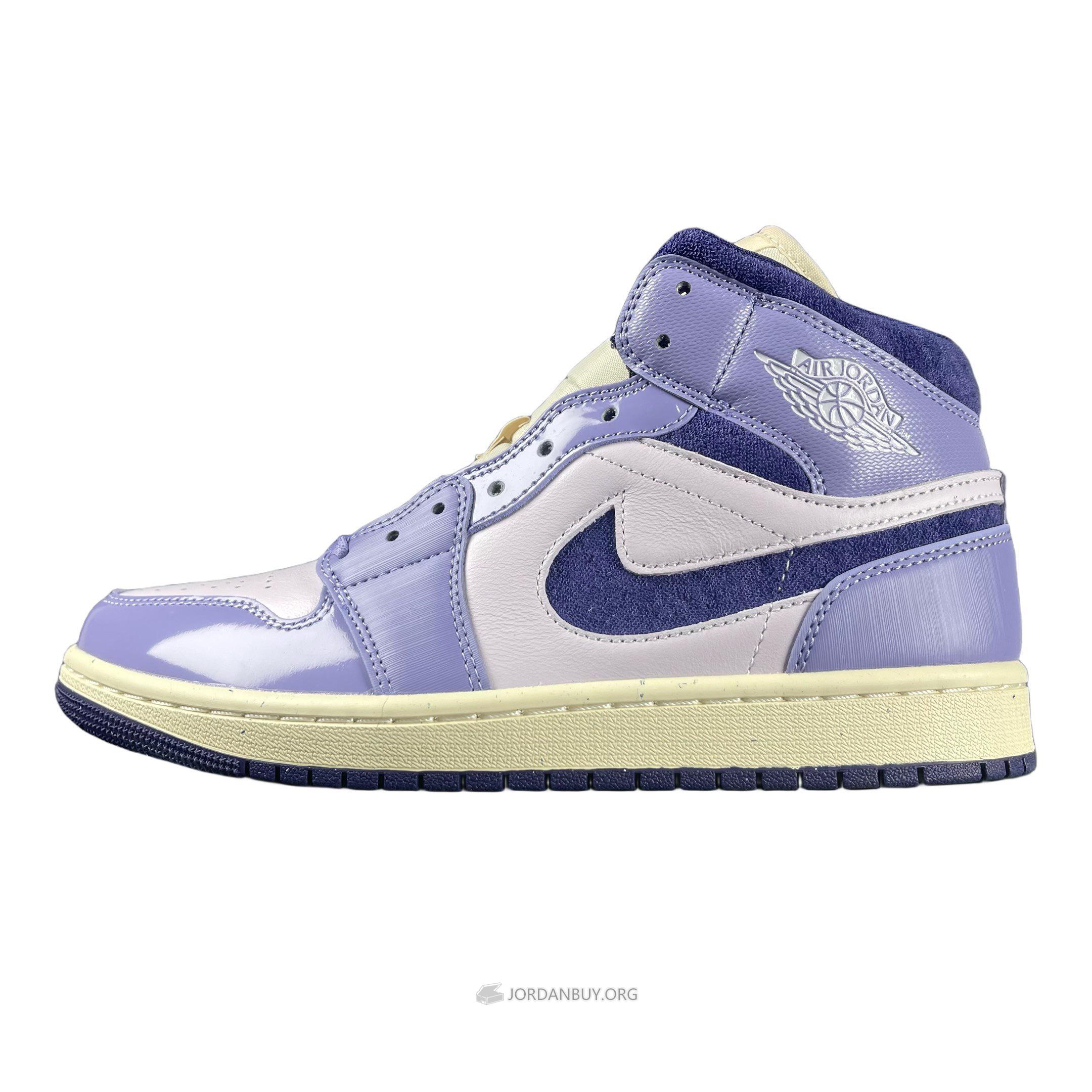 Air Jordan 1 Mid SE "Chenille Sky J Light Purple" DZ3745-500