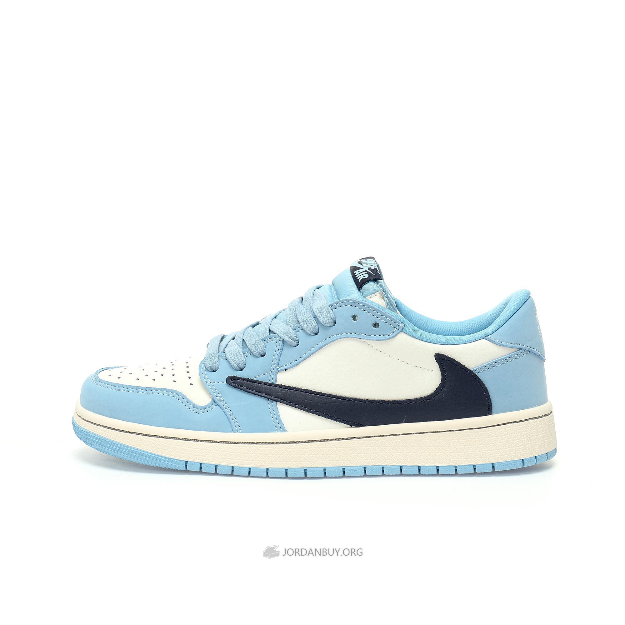 Travis Scott x Air Jordan 1 Low "UNC" DM7688-400