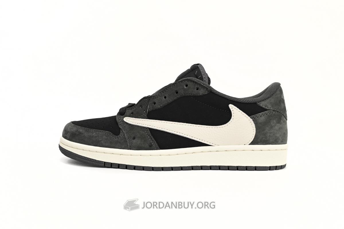 Travis Scott x Air Jordan 1 Retro Low OG "Black Phantom" DM7866-001