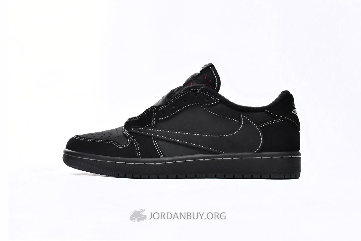 Travis Scott x Air Jordan 1 Retro Low OG SP "Black Phantom" DM7866-001
