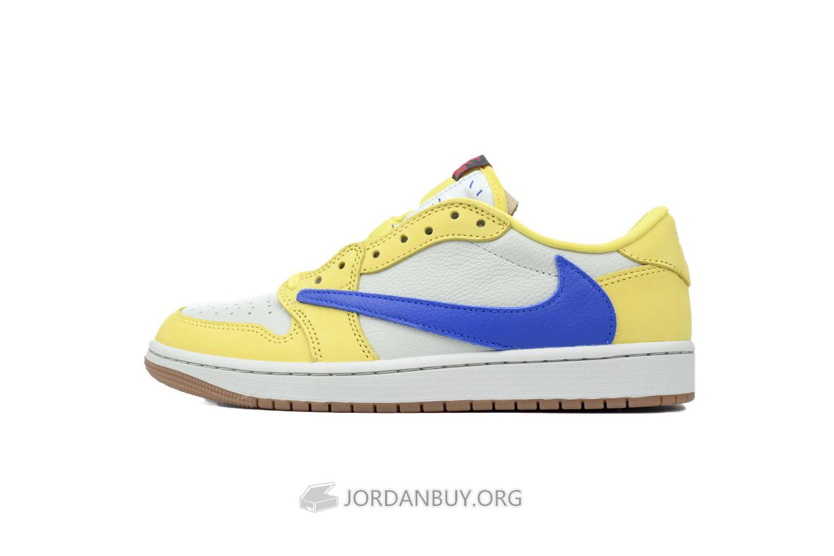 Travis Scott x Air Jordan 1 Retro Low OG SP "Canary" DZ4137-700